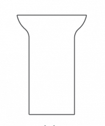 Umivaonik TITAN Long round - samostojeći