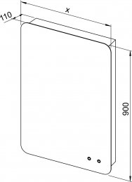 Mirror CHARM with backlight