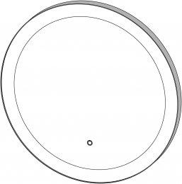 Ogledalo JAZZ s okvirom